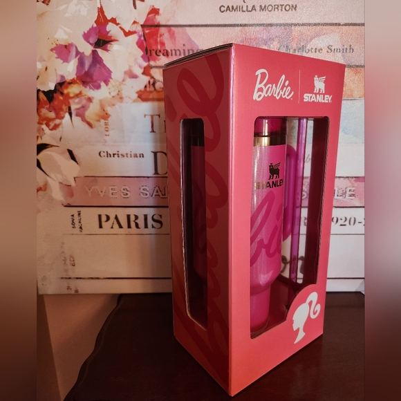STANLEY 40-ounce Barbie™ Icon Quencher, PINK, NIB - Picture 5 of 6